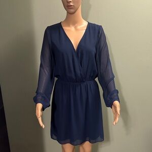 Express Elegant Navy Blue Women's Dress size small